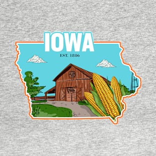 Iowa and vintage T-Shirt